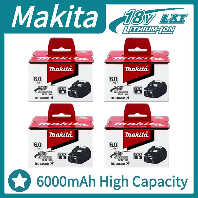 

Premium Replacement Batterie Makita 18V, Genuine 18V 6Ah Makita Battery Equivalent, High Output & Consistent Performance