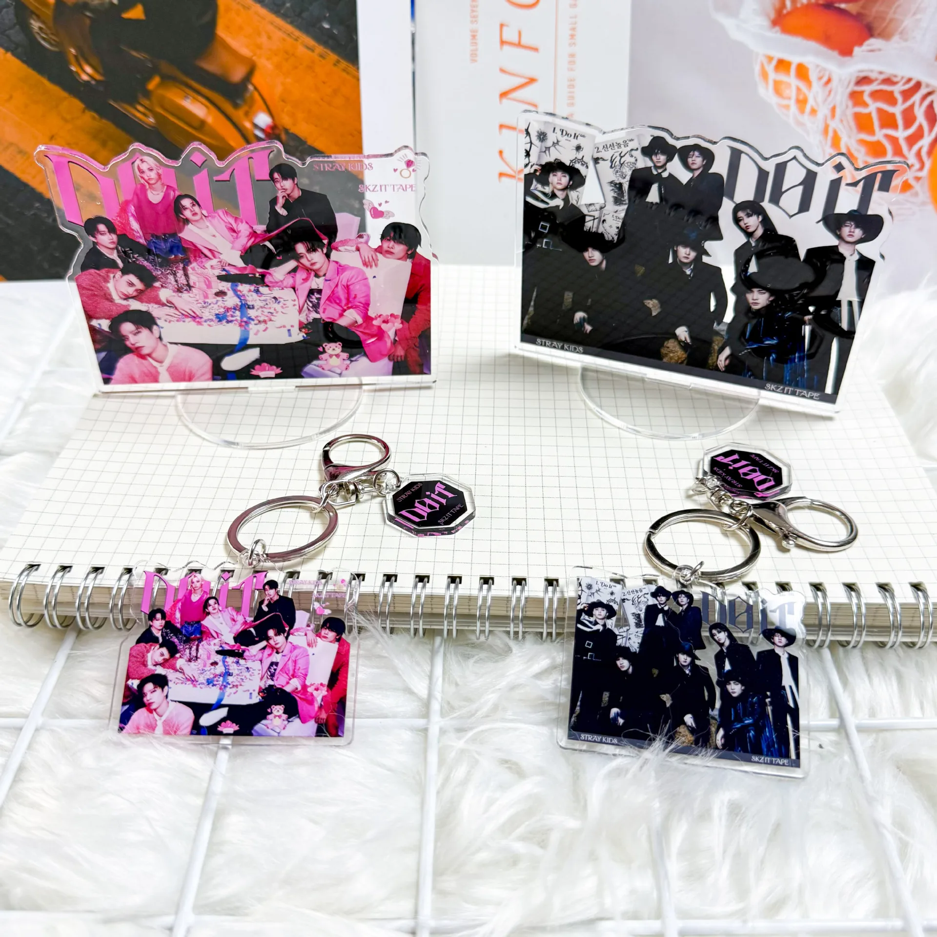

Брелок KPOP StrayKids SKZOO, акриловая подставка с фото из альбома DO IT, украшение, праздничный подарок, любимый фанатами.
