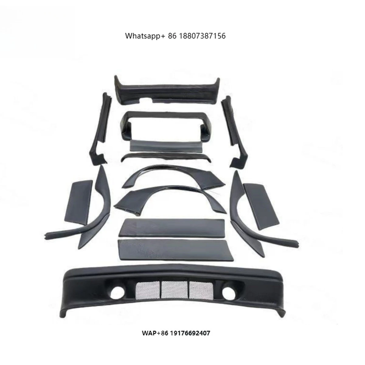 For Fits MercedesBenz C Class 190E Bumper forMercedes W201 190E Evolution Ll Front and Rear Bumper Body
