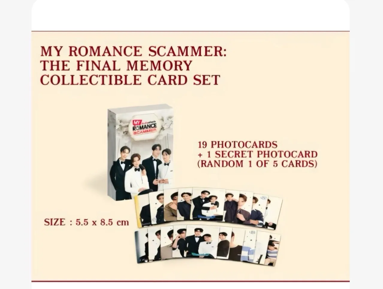set-di-carte-collezionabili-gmm-gmmtv-thai-star-junior-mark-my-romance-scammer-con-portachiavi-ohmpoon