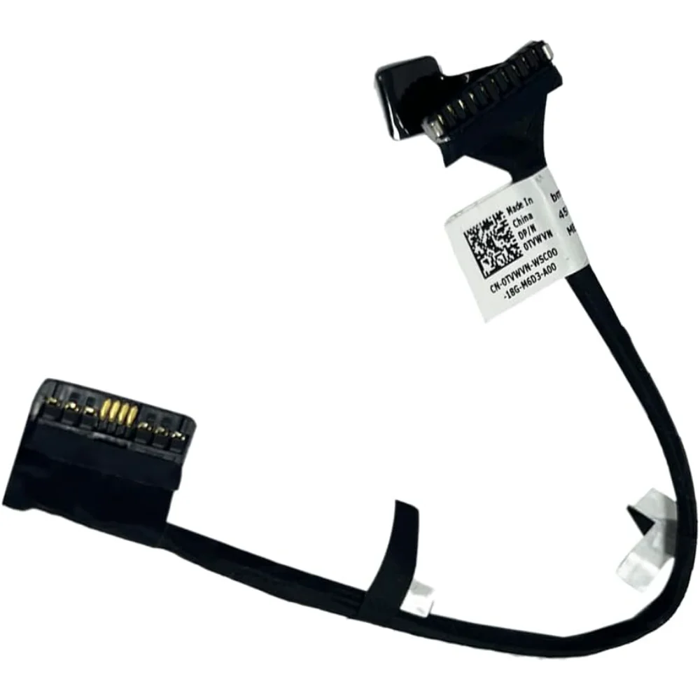 Battery Cable Wire Connector Replacement for Dell Precision 3561 Latitude 5521 BM15-6C 0TVWVN TVWVN 450.0NS02.0001