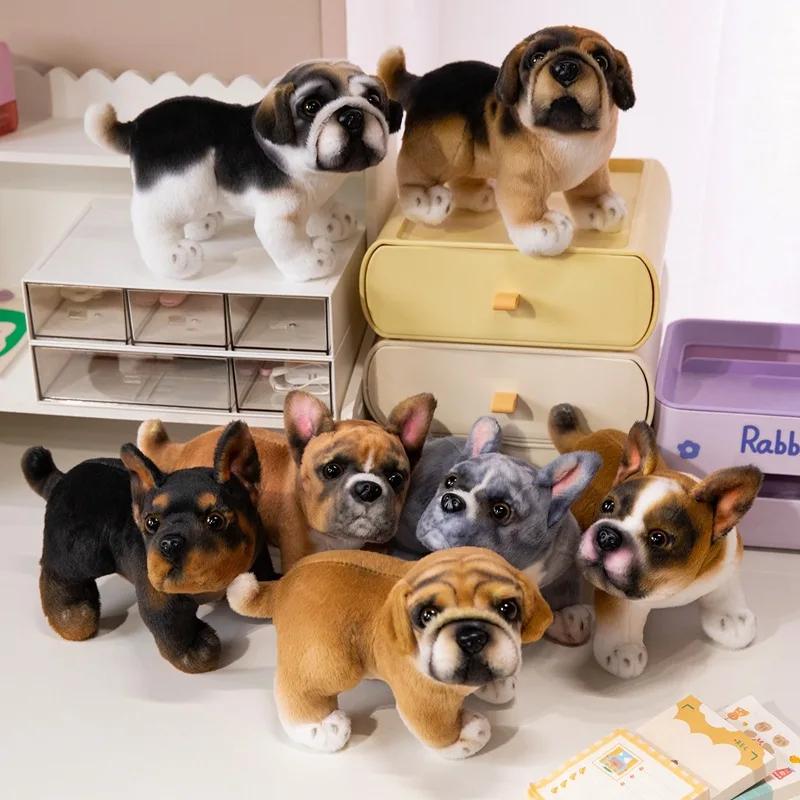 

Милая имитация куклы-щенок, плюшевые игрушки, реалистичные мягкие плюшевые куклы-щенок, детские игрушки, креативный подарок на день рождения