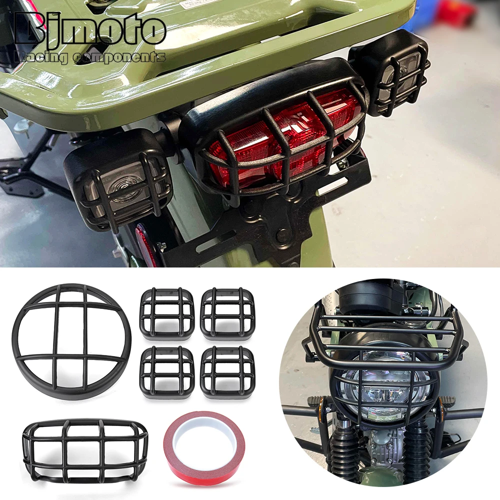 Motorcycle Headlight Turn Signal Taillight Grill Grille Cover For Honda CT125 Trail 125 huntercub Hunter Cub 2020 2021 2022 2023