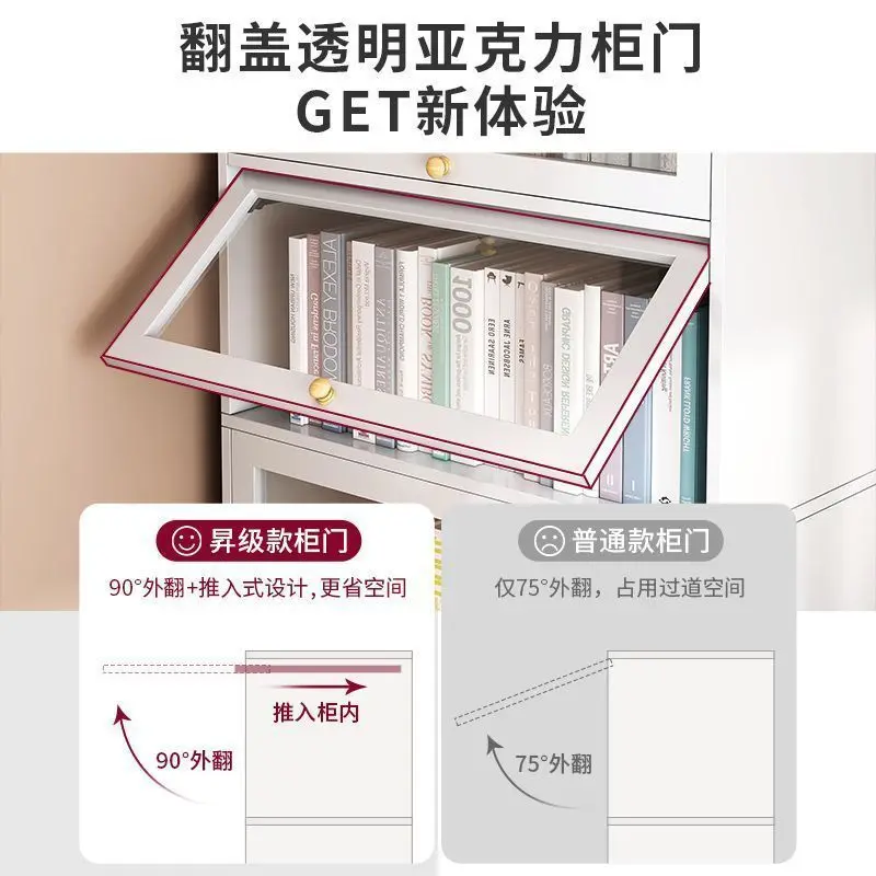 Bay window storage cabinet shelf space saving glove compartment long cabinet sun protection balcony locker window sill small boo