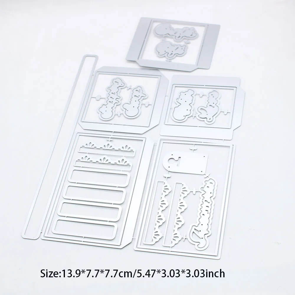 KSCRAFT Large Craft Tote Metal Cutting Dies Stencils for DIY Scrapbooking Decorative Embossing DIY Paper Cards