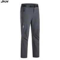 JNLN Pantalones de senderismo para hombre, para acampar al aire libre, senderismo, correr, escalar, montaña, elásticos, ligeros, de secado rápido, impermeables