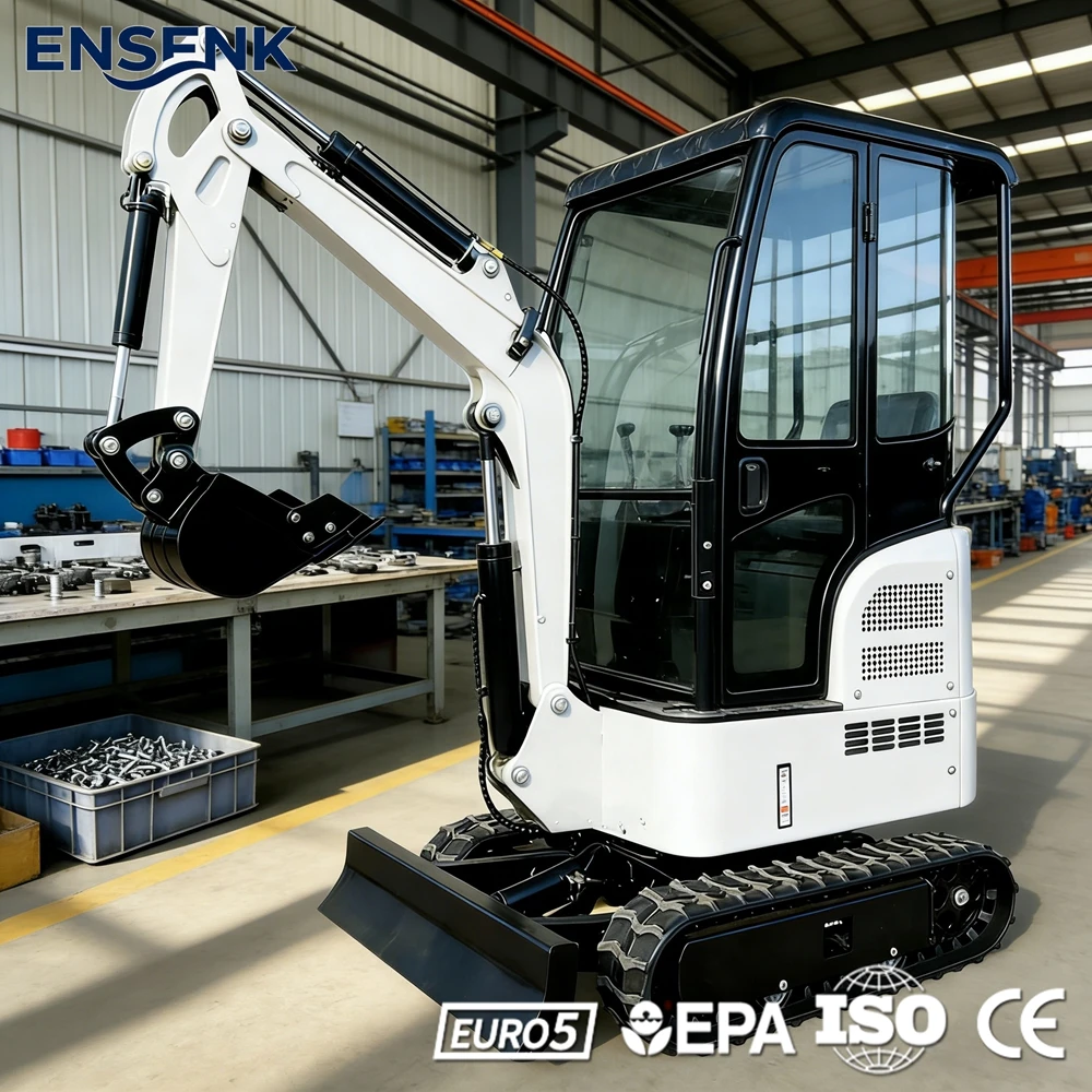 

Mini Excavator 1.2Ton With Yanmar Engine And Trencher For Construction Home Garden Escavadeira Digger With Fast Delivery Europe