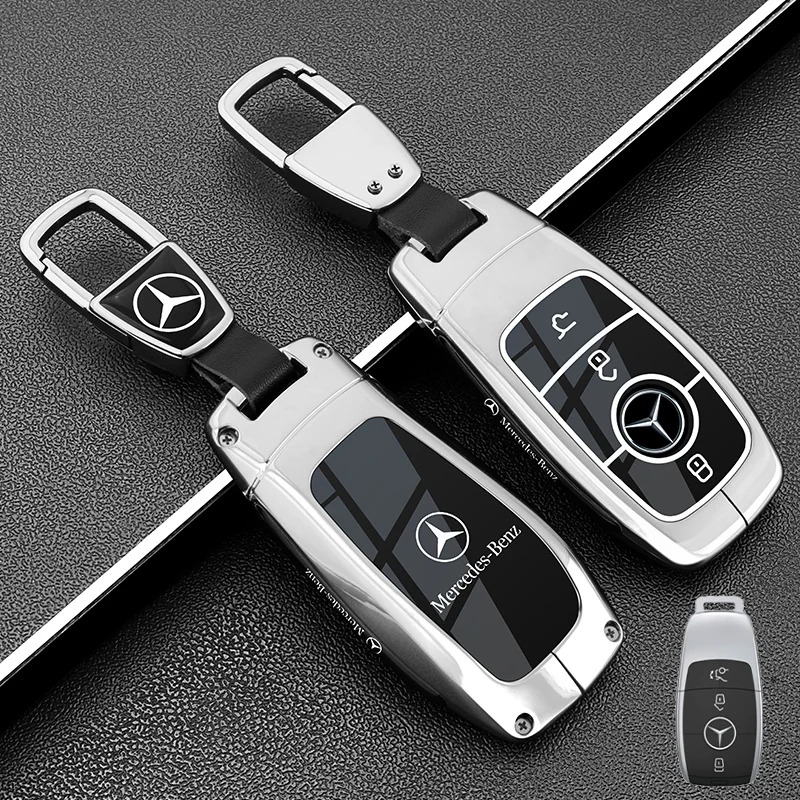 2025 26  Mercedes Benz E300L keycase new GLC300L car C260L male C200L shell GLB220 buckle s400 male
