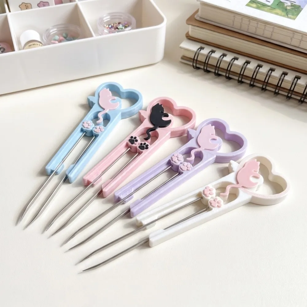 Cat Perler Bead Placement Pen High Quality Long Fuse Bead Double Needle Tool Multifunctional Smooth Collage Bead Tool Fuse Bead
