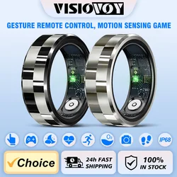 Smart Ring 2024 Per Xiaomi SAMSUNG Uomini Donne Frequenza cardiaca Monitor di ossigeno nel sangue IP68 e 3ATM Impermeabile Smartring Modalità multi-sport