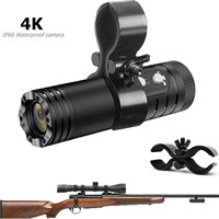 4K Shotgun Video Camera Anti-Shake with WiFi APP Control IP66 Waterpoof Helmet Action Camera for Outdoor Adventure Sports Camera