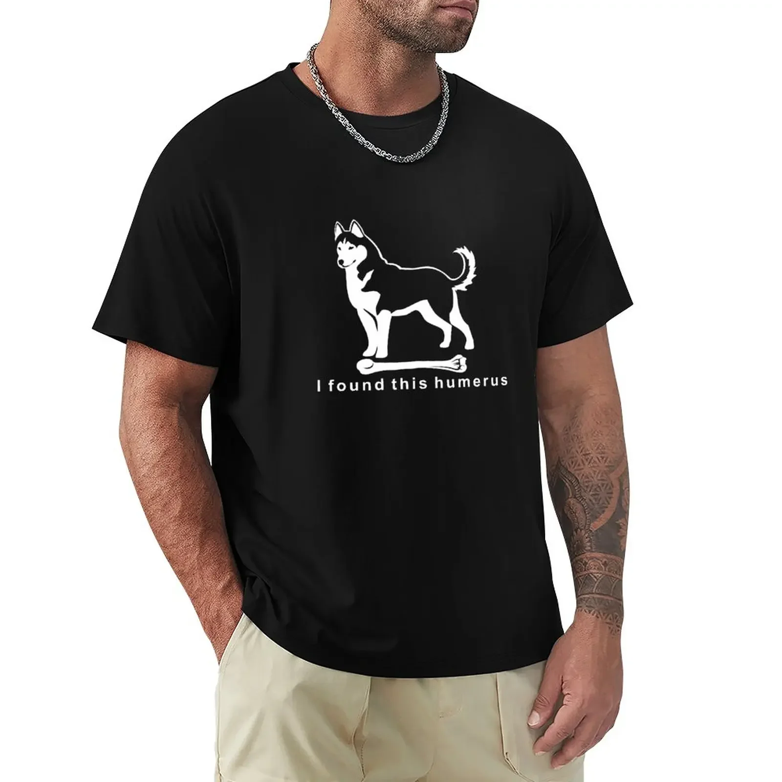 

I found this humerus | Siberian Husky | NickerStickers on Redbubble T-Shirt customizeds Men's t-shirt