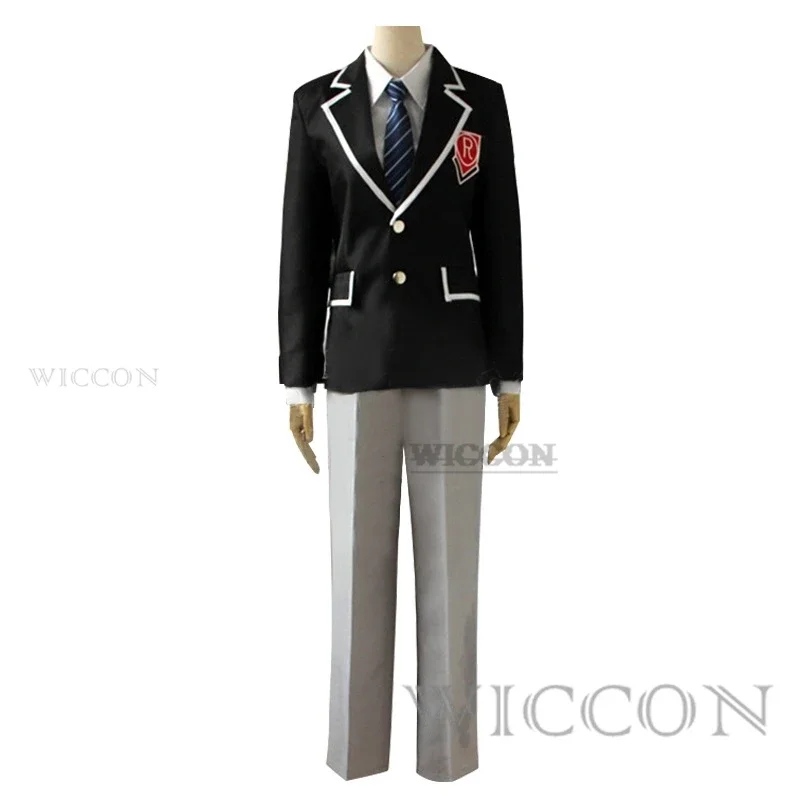 Anime DATE A LIVE Itsuka Shido Cosplay Costume wig Tokisaki Kurumi Jacket Skirt School Uniform Synthetic Wigs JK DK role playing