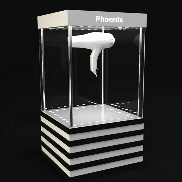 

OEM Design Led Acrylic Magnet Levitating Wine Whisky Bottle Glorifier Display Stand