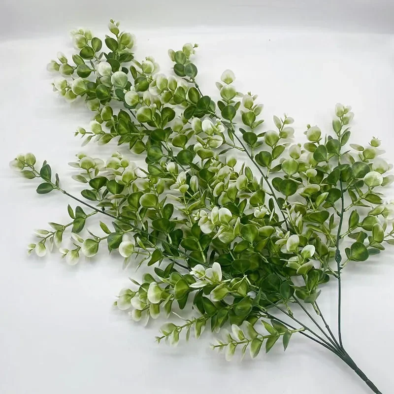 Große 22'' Künstliche Hängen Pflanzen Gefälschte Farne Blätter Kunststoff Begonie Leafs Wand ForHome Zimmer Garten Hochzeit Girl – Detail 21