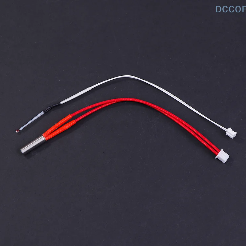 KINGROON 100K NTC 3D Printer Thermistor With PH2.0-2pin Terminal NTC3950 Temperature Sensor With 120mm Cable Heatbed Thermistors