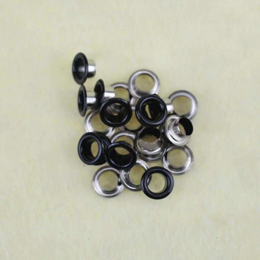 

3pcs 6Mm Multicolor Grommets Eyelets Set 3 Tools For Shoes Clothing Crafts Diy Durable Punching Button Fastener