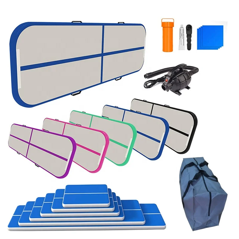 Good Quality Gymnastic Kids air Track Tumbling Mats with air Pump