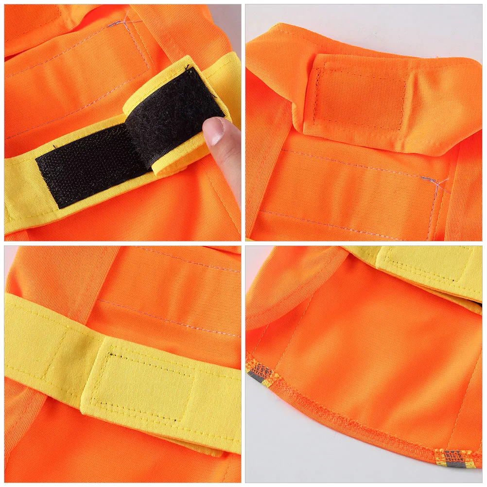 

Pet Dog Clothes Puppy Costume for Festival Party Wear resistant Engineer Style Breathable Comfortable Bright Color Decor