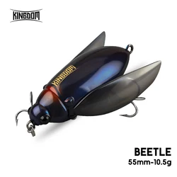 Kingdom Beetle señuelo duro biónico de cigüeña para lubina y lucio