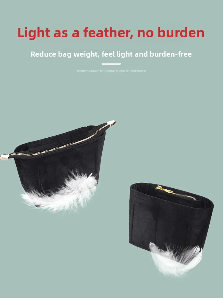 Yves Saint Laurent LE37 bolso tipo cubo bolsa interior de cuero terciopelo organizador de nento impermeable bolsa de...