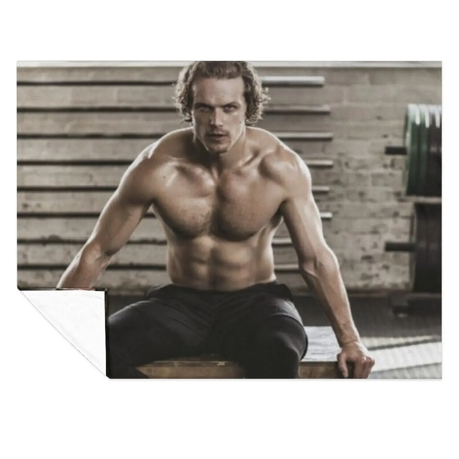 

Sam Heughan Throw Blanket Luxury St Thermals For Travel for babies Luxury Thicken Blankets