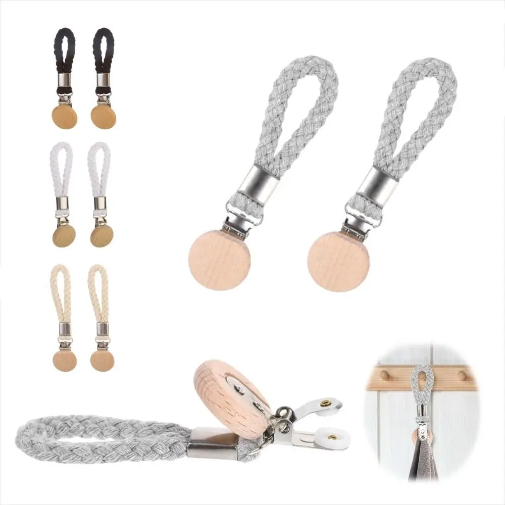 

2 шт. плетеные металлические зажимы для хранения, многофункциональные износостойкие зажимы для полотенец в ванную, без сверления, экономия места, подвесные зажимы