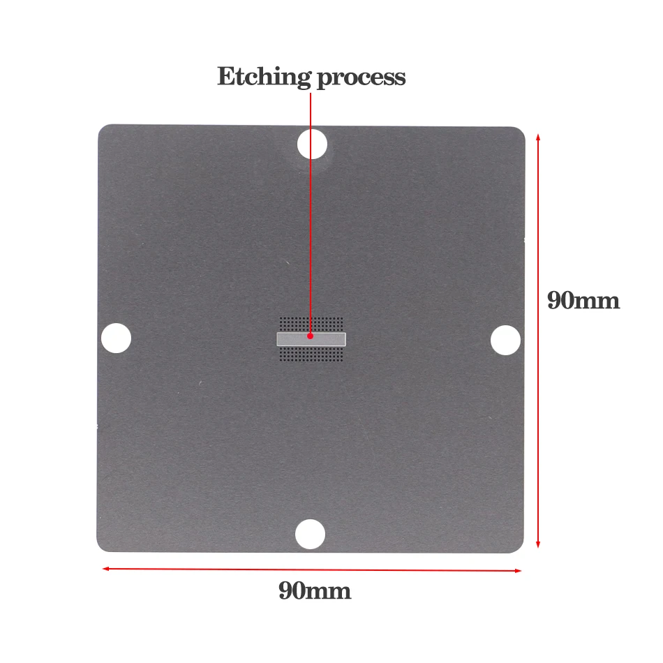 12/14/21pcs BGA memory template90mmx90mm DDR2-3  DDR3-2 DDR5 BGA96 BGA78 DDR4 memory chip repair template leakage bead fixture