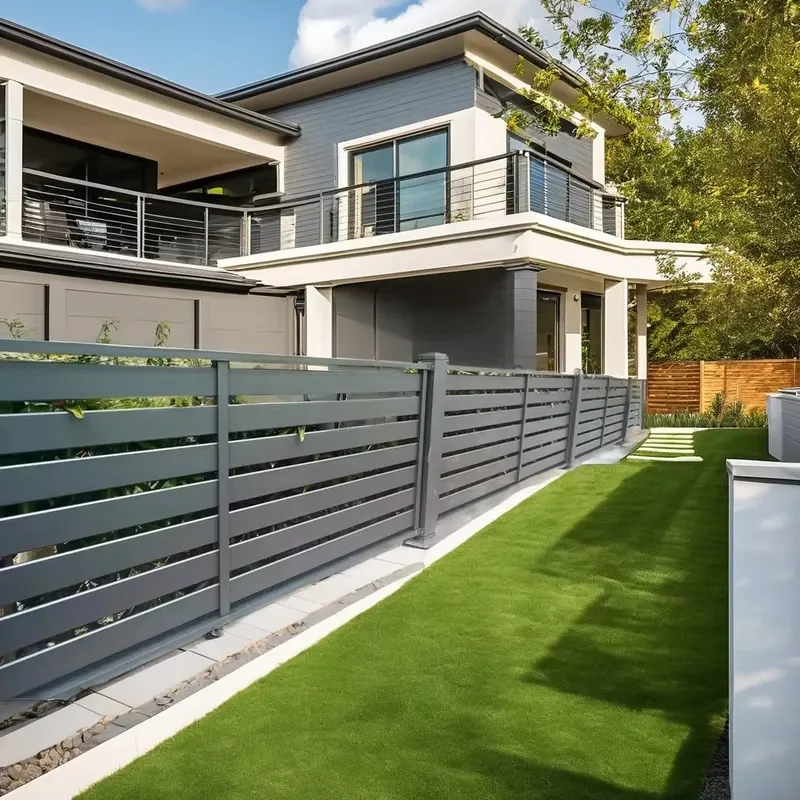 New Design Aluminium Garden Fencing Easily Assembled Panels for Farm and Pool 3D Model