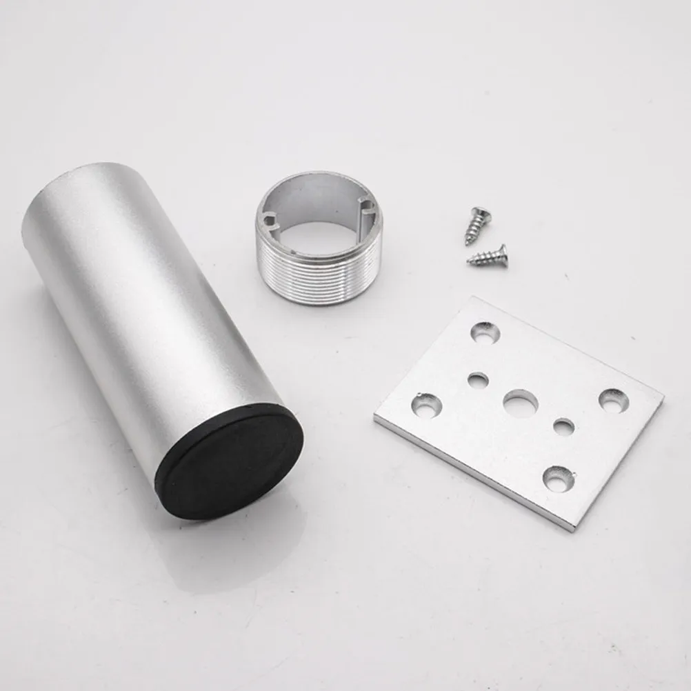 2Pcs Adjustable Cabinet Leveling Feet Premium Aluminum Alloy Furniture Legs for Cabinets Dressers Tables Shelves Sofa Couch