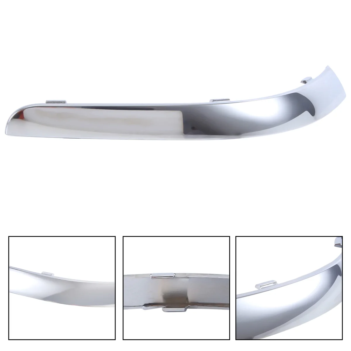 For Xsara Rear Bumper Bright Strip Rear Bumper Silver Decorative Strip Rear Bumper Curved Strip