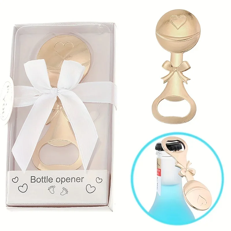 Creative Eco-Friendly Baby First Anniversary Opener Party Gifts for Guests Personality Lollipop Shape Reward Gifts Bottle Opener