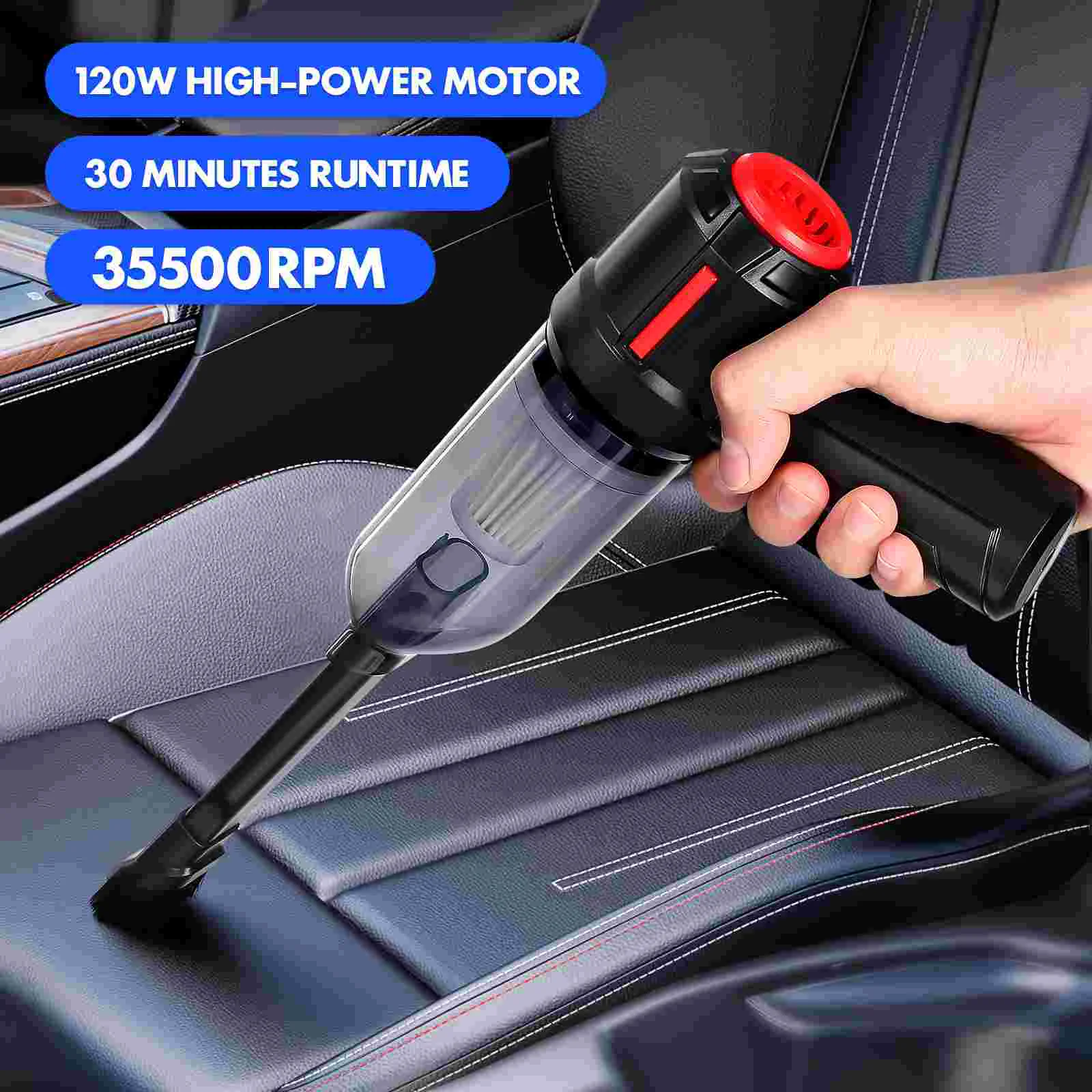 Multifunctional Vacuum Cleaner Household Car Portable Electric Air Duster Handheld Cordless