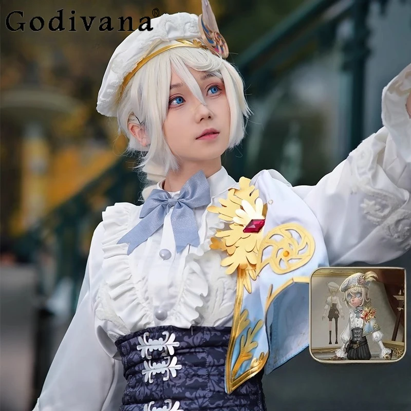 

Painter Valden Costume Set for Halloween Women Christmas Party Role Playing Pant Suit Girls Festival Daily Costumes Outfits