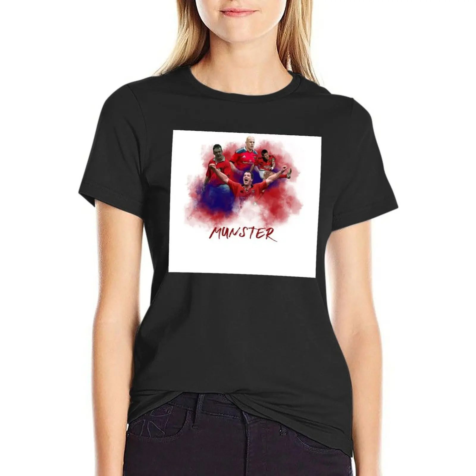 

Munster Legends Graphic T-Shirt plus sizes Short sleeve tee customs design your own plus size t shirts for Women loose fit