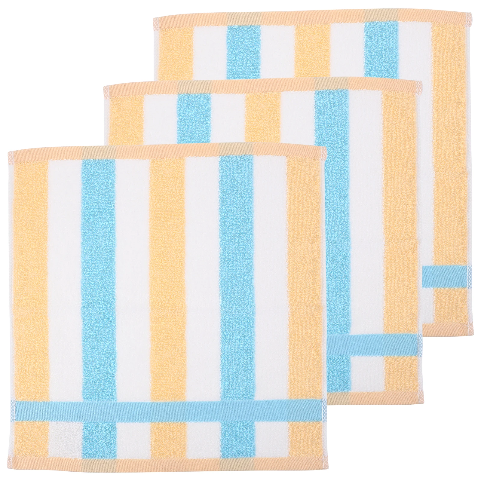 

3pcs Pure Cotton Baby Washcloths Bath Towels 12x12 Kids Handkerchiefs Face Rags Soft Gauze Saliva Cloths Absorbent