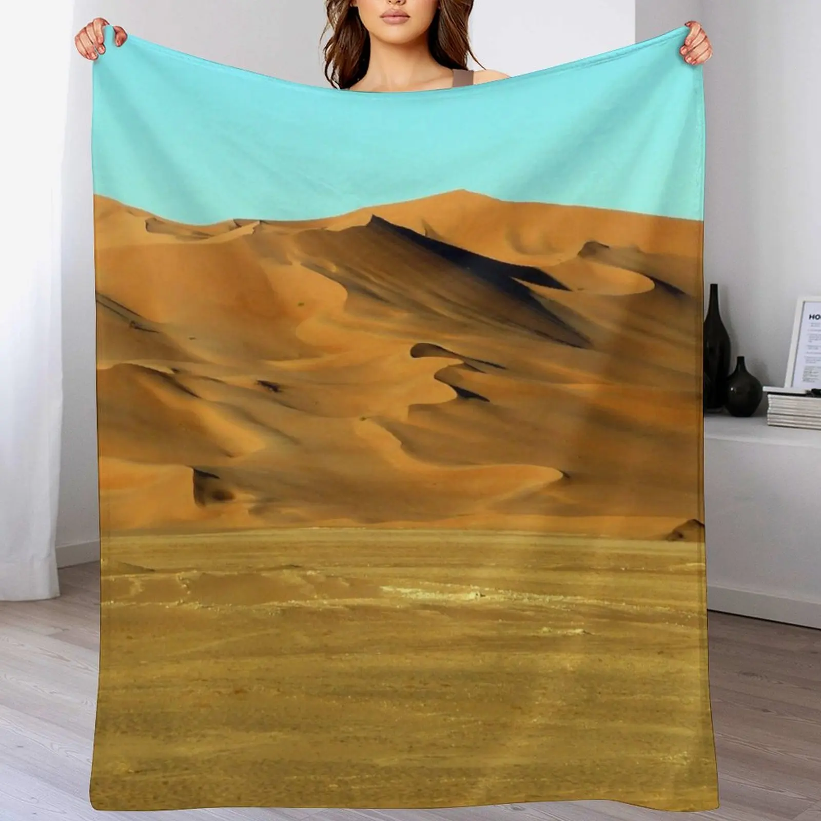 Sand Dunes Sahara Desert Landscape 22 Throw Blanket Loose Decorative Beds Fashion Sofas Sofas Blankets