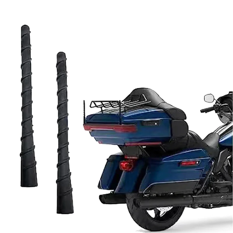 Motorcycle Short Antenna - 2 Pack 7 Inchs Antenna for Davidson Trike Touring Glide Ultra for FM/AM Reception