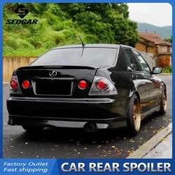 For 1998--2005 Lexus ALTEZZA IS200 IS300 Original with light High quality ABS plastic unpainted spoiler Trunk boot wing spoiler