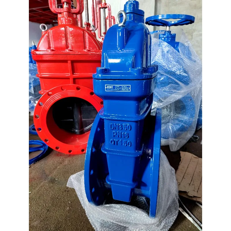 DN50-DN1200 PN16 BS DIN مقعد مرن قياسي F4 بوابة صمام للمياه دليل DI القناة الحديد OSY ونوع NRS QT450 #6