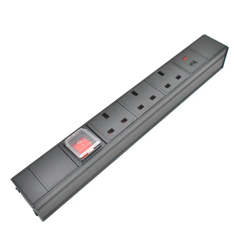 

STRIDER RUI NAC3FPX NAC3MPX pdu mounting bracket Power Strip UK Outlet Socket Power meter USB output PD 20W Fast charging