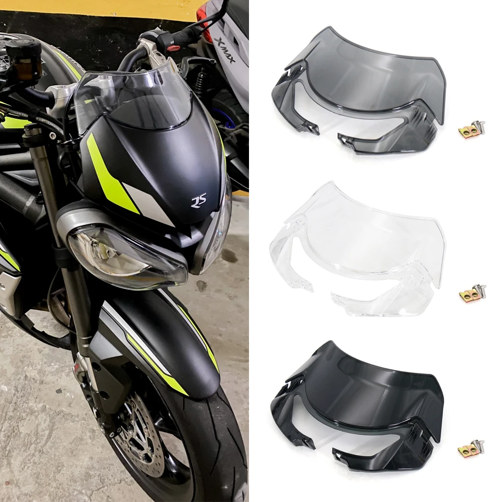 

New 3 Colors 765 S R RS Windshield Windscreen Wind Deflector For Street Triple S660 765R 765RS 765S Fairing 2022 2021 2020