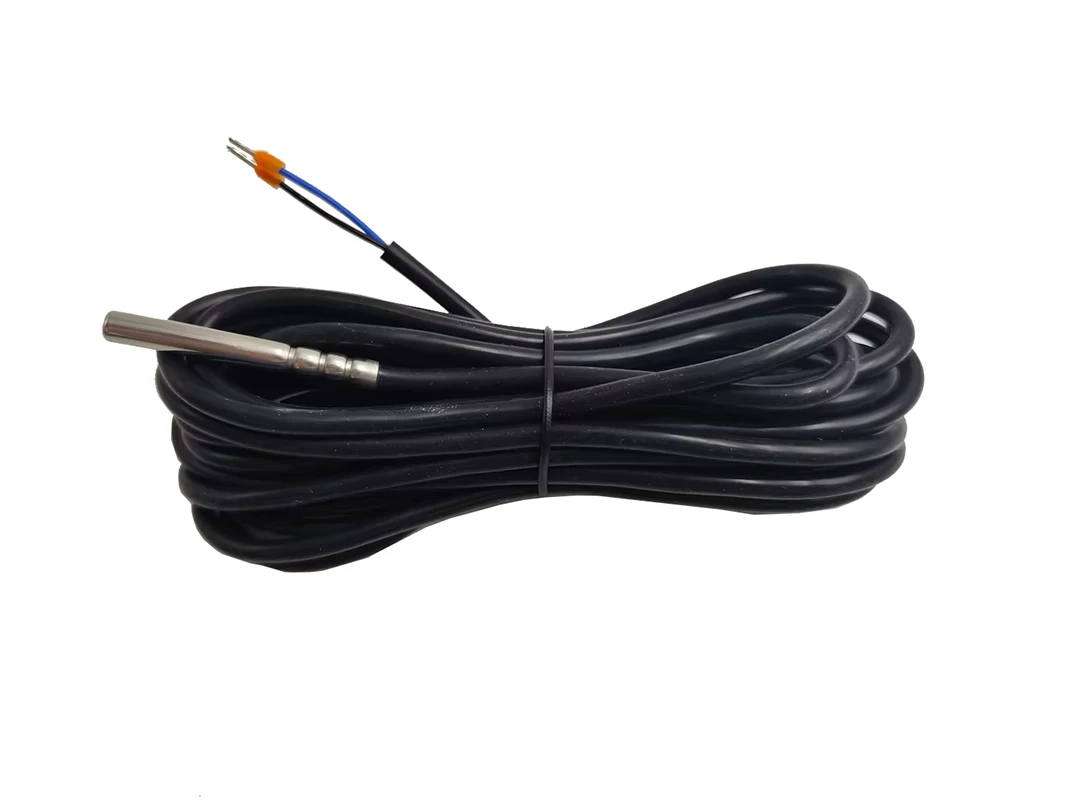 PT1000 temperature sensor 5 meters for solar water heater, silicon cable