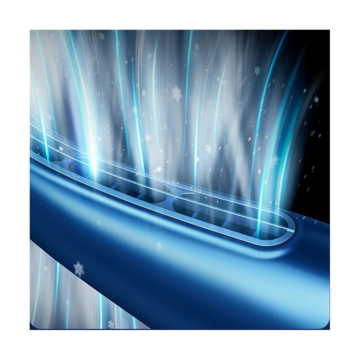 Kipas Leher Gantung Isi Ulang USB Portabel Turbo Tanpa Baling-Baling Pendingin Kipas Leher Gantung untuk Bersantai-A59E