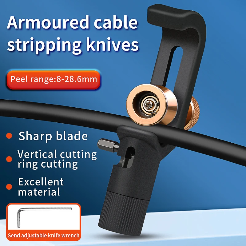 Semimetal ACS-2 Armored Cable Stripping Knife Longitudinal/H