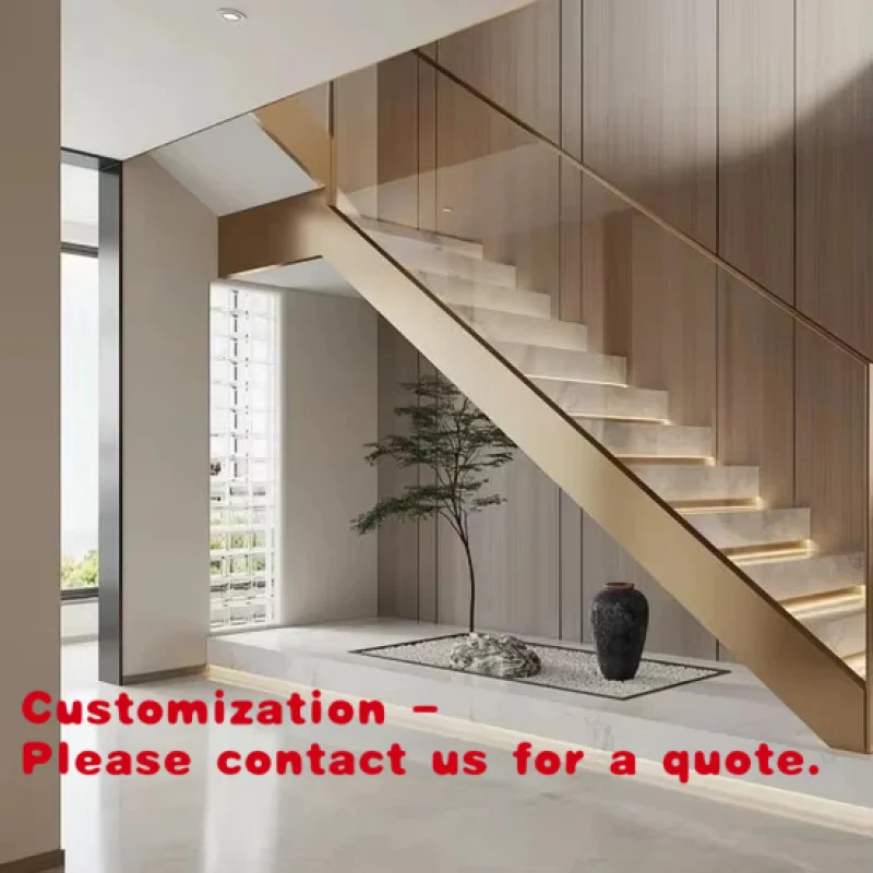 custom.Glass Railings Luxury Stair Steel Railings Modern Design Railings Glass Aluminum