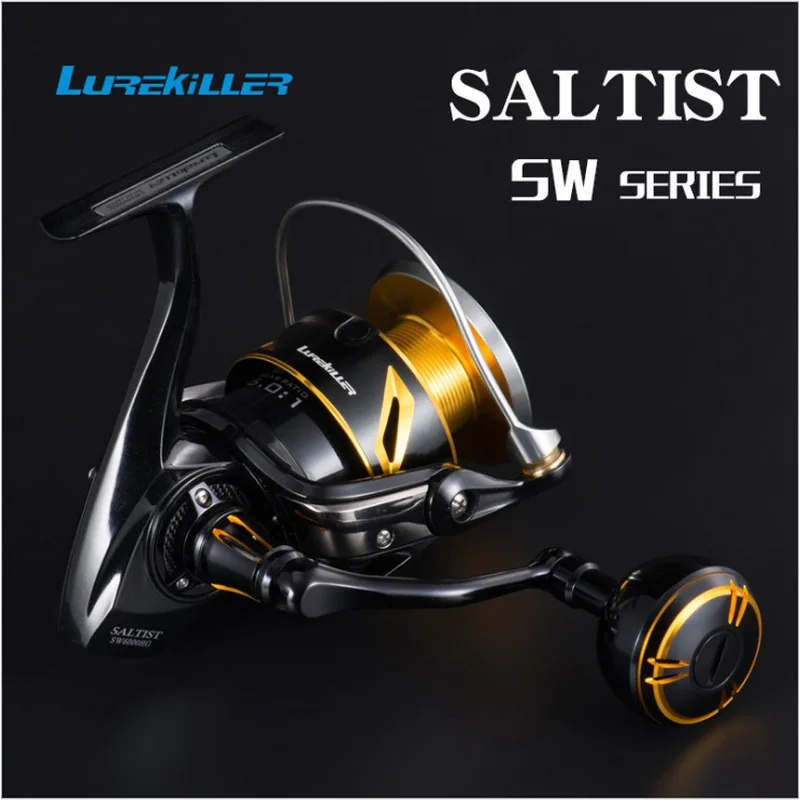 Lurekiller Premium All Metal High Speed Fishing Reel 4000 5000 6000 10000 Models Durable Smooth Casting For Boat Sea Surf Fishin