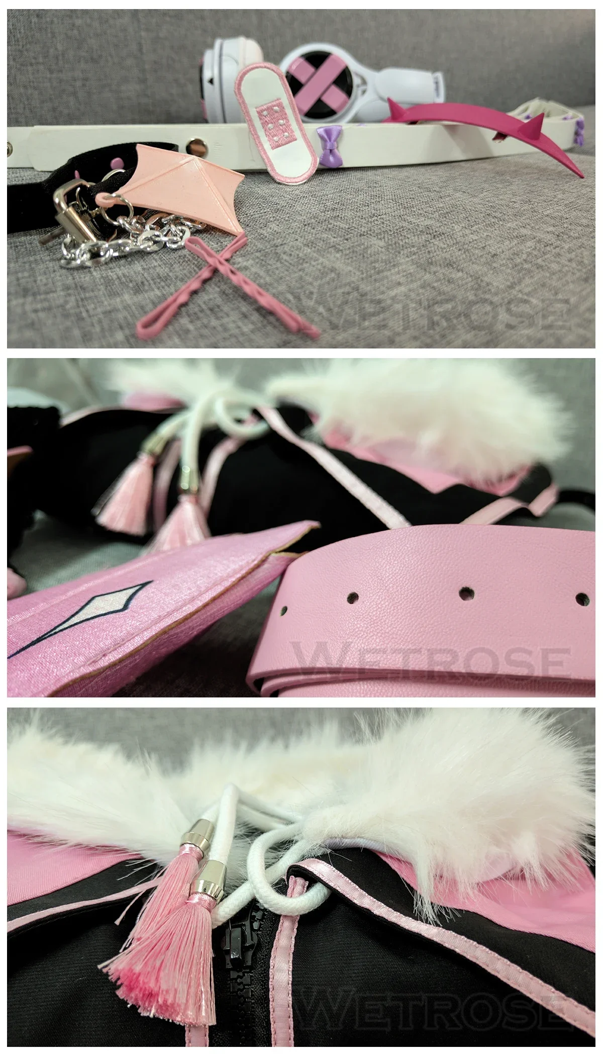 [Wetrose]Fuwawa Mococo Abyssgard Fuwamoco FWMC Hololive EN Advent Holo Vtuber cosplay costumes مجموعة أزياء نسائية من ، مجموعة أزياء نسائية من الجيل الثالث ، شعر مستعار للفتيات hololi، متوفر في المخزن