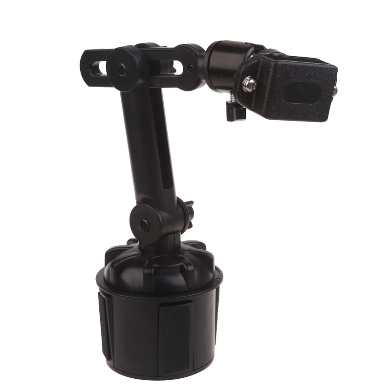 Adjustable Walkie Talkie Holder for UV5R Yaesu Auto Cup Mount Bracket Dropship