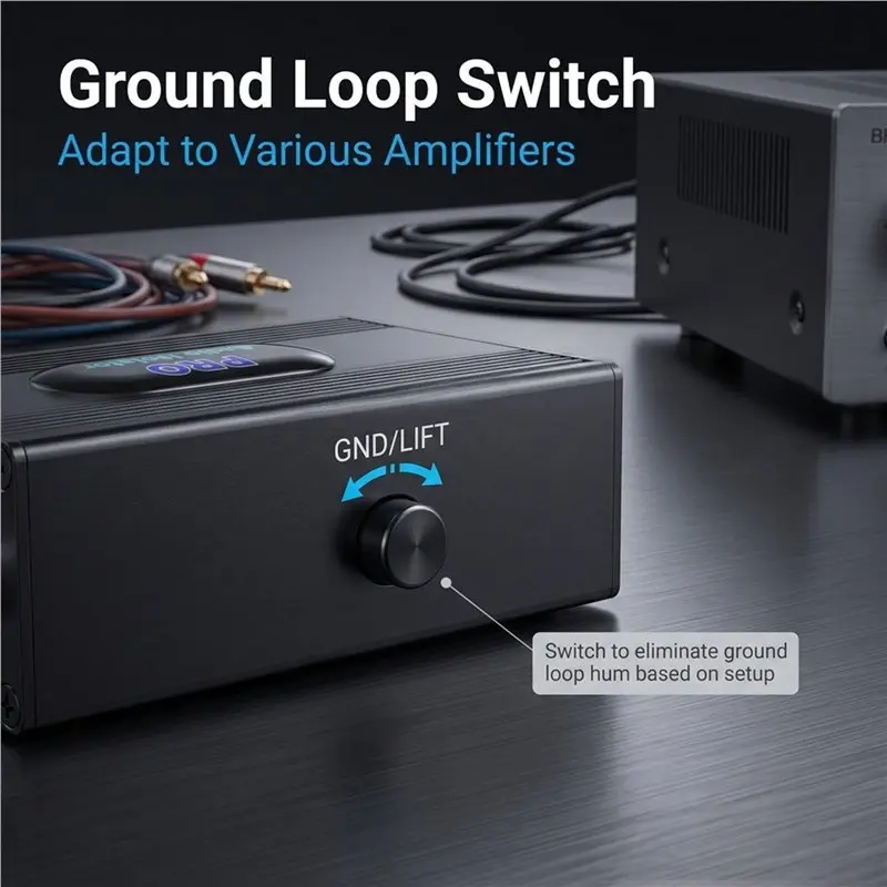 Ground Loop For RCA Audio Isolator Multi Functional Soundproofing Device Sound Denoising Device Stage Microphone More